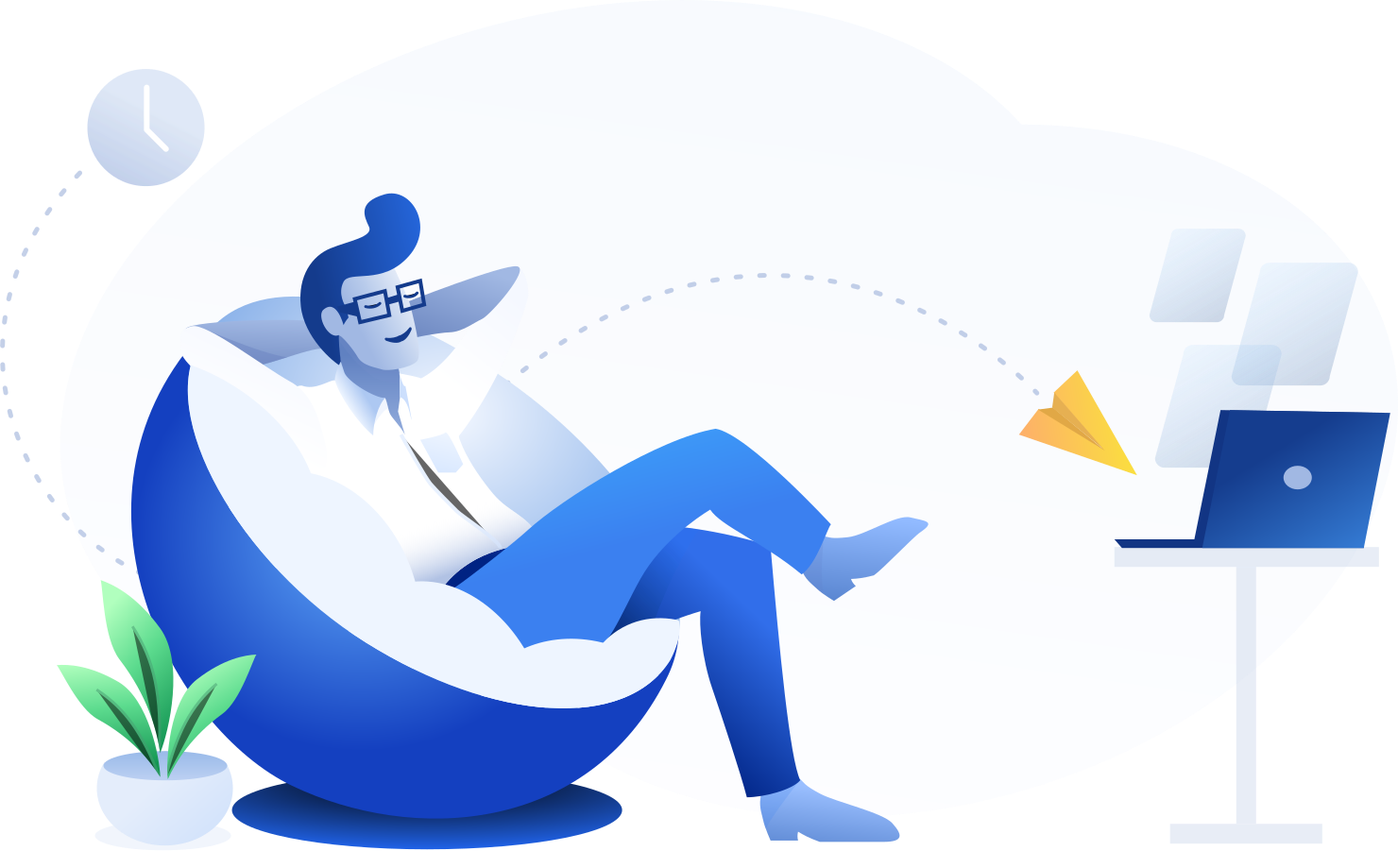 Relaxing man (1)